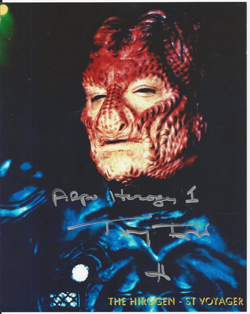 Tony Todd - Star Trek VOY signed Photo Poster painting