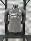 2024/2025 Player Version Real Madrid Third Long Sleeves Jersey 1:1 Thai Quality