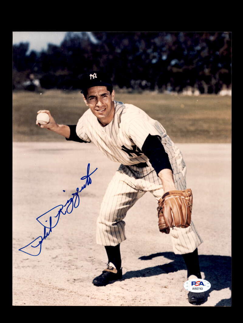 Phil Rizzuto PSA DNA Coa Signed 8x10 Photo Poster painting Autograph