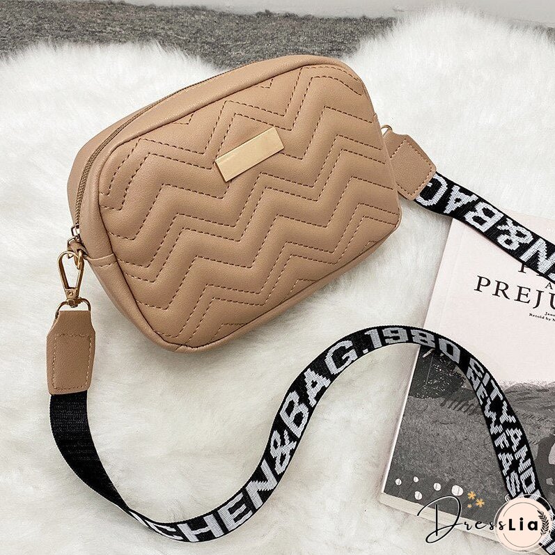 Women's Solid Color Shoulder Bag Messenger Bag