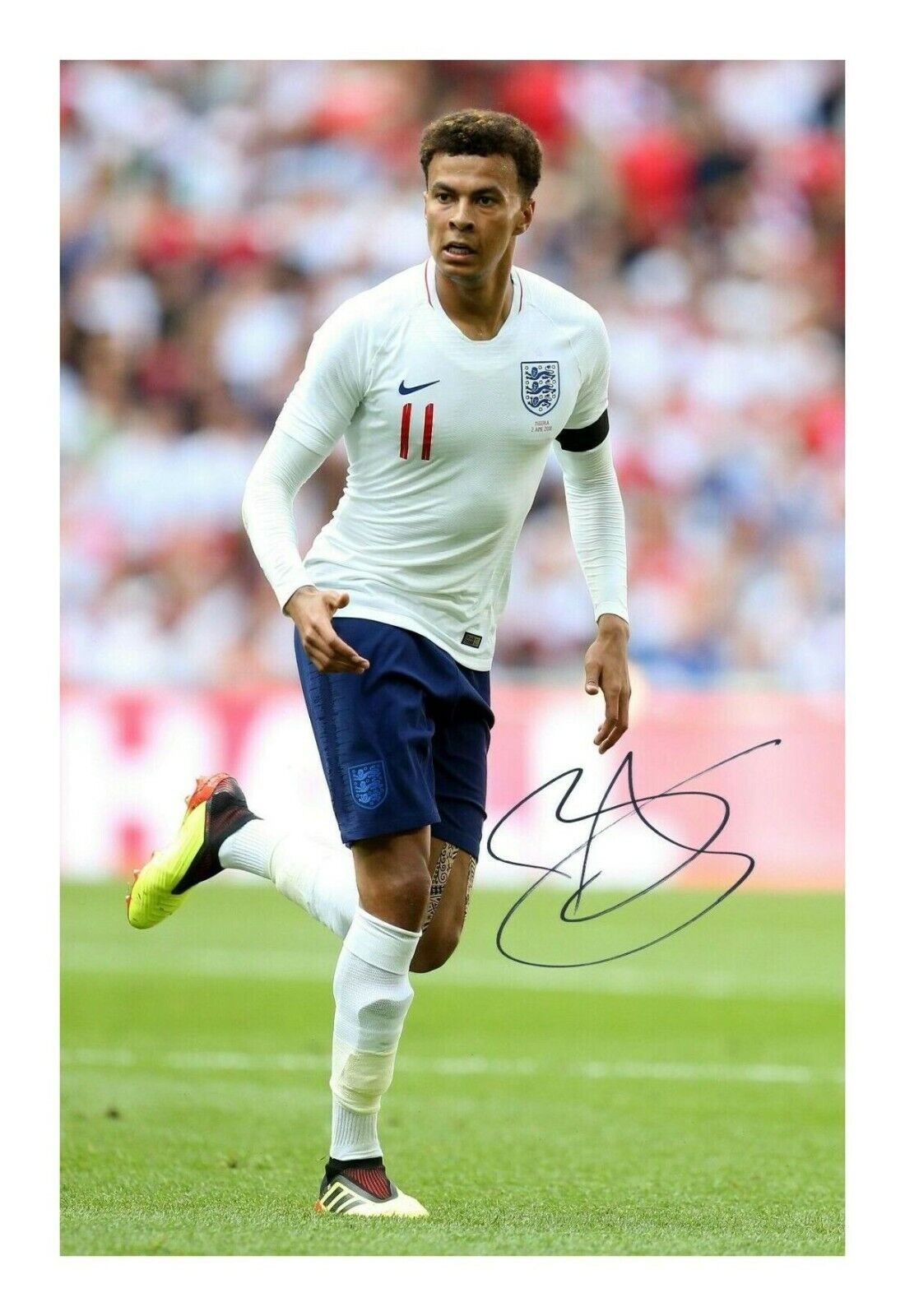 DELE ALLI - TOTTENHAM HOTSPUR AUTOGRAPH SIGNED PP Photo Poster painting POSTER