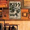 KISS - Panneaux en &eacute;tain m&eacute;tallique(20*30cm/30*40cm) - Musique