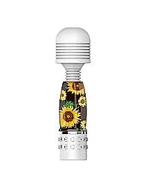 Pornhint Mini Diamond Waterproof Wand Massager Sunflower - 4 Inch