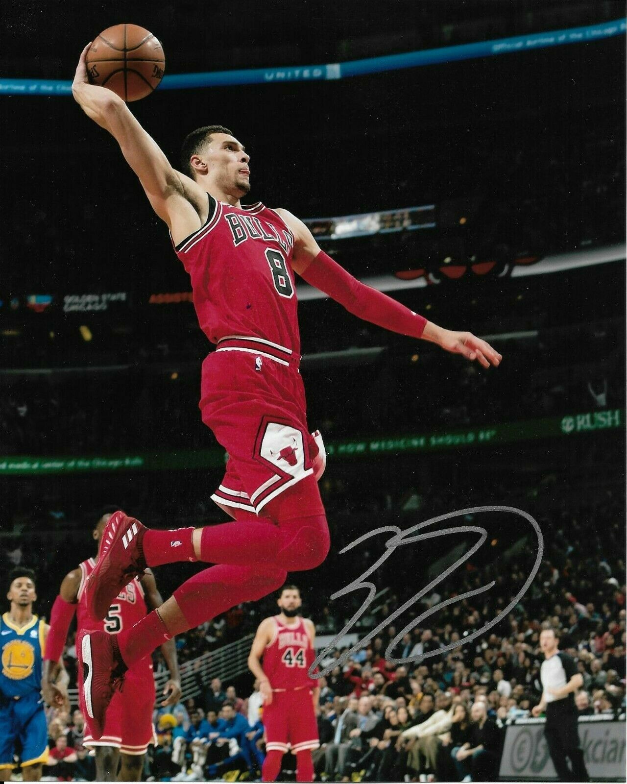 Zach LaVine Autographed Signed 8x10 Photo Poster painting ( Bulls ) REPRINT