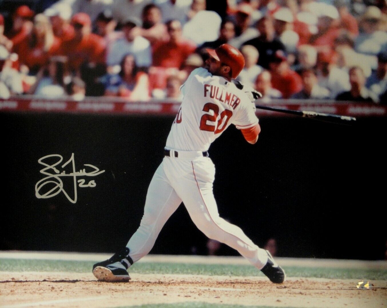 Brad Fullmer Hand Signed Autographed 16x20 Anaheim Angels Photo Poster painting Big Swing