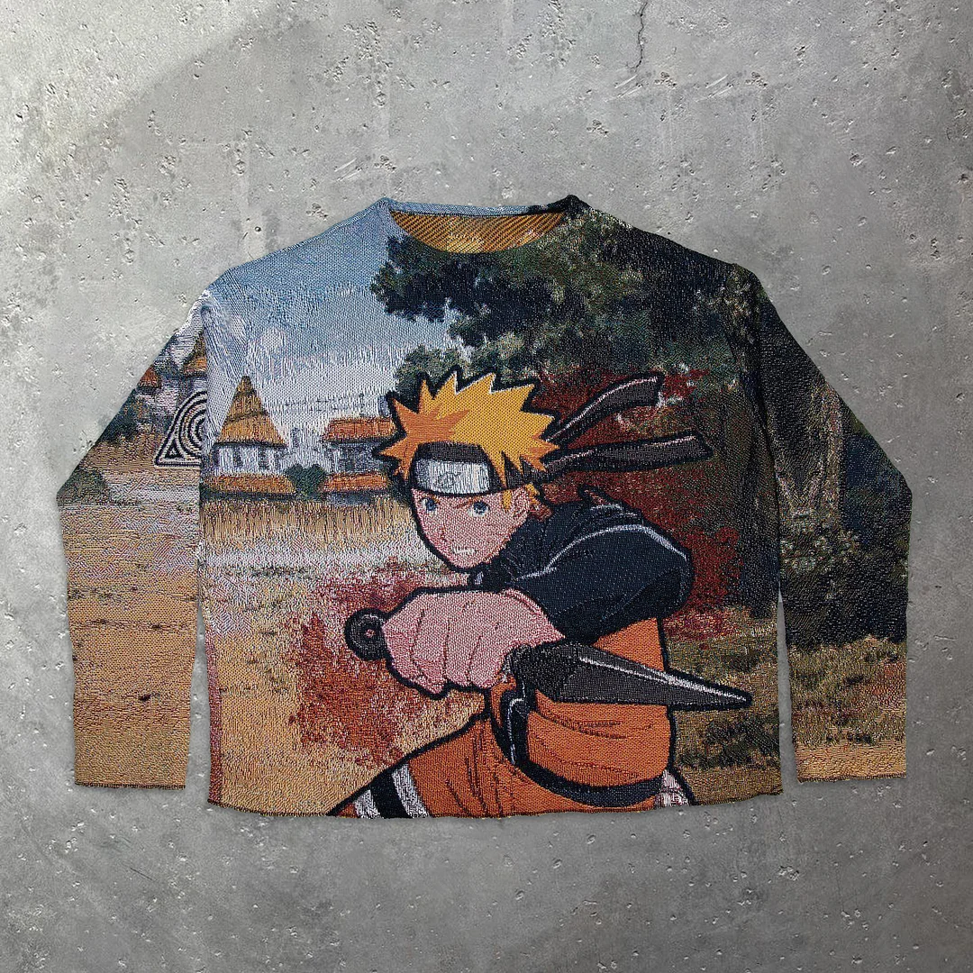 comic tapestry sweatshirt