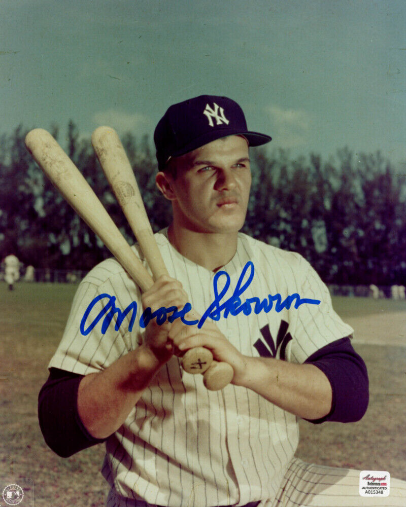 8x All Star Moose Skowron 5x WS Champion Signed Yankees 8x10 Photo Poster painting (AR COA) MLB