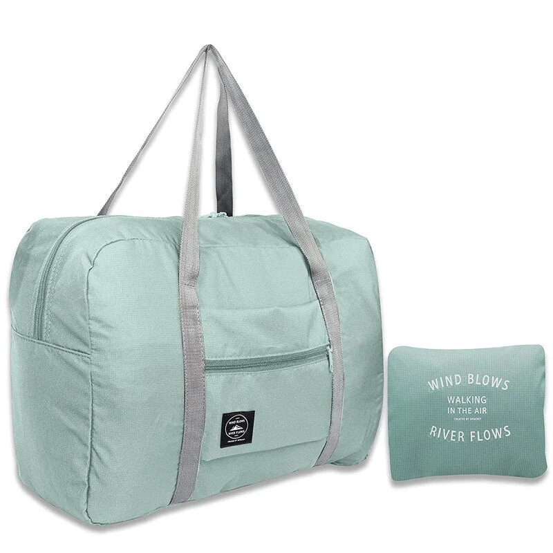 Waterproof Nylon Travel Bags Women Men Large Capacity Folding Duffle Bag Organizer Packing Cubes Luggage Girl Weekend Bag