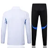 25/26 Manchester United White long zipper  Training Jacket Set