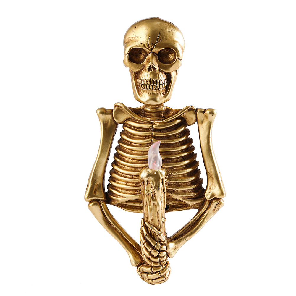

Wall Mounted Skull Flame Night Light Festival Furnishing LED Lamp Halloween, 501 Original