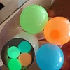 Glow-in-the-dark ceiling sticky target ball, a popular online toy for children to throw and relieve stress
