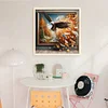 Eagle Out Of Frame - 14CT Stamped Cross Stitch - 40*40cm - Animal