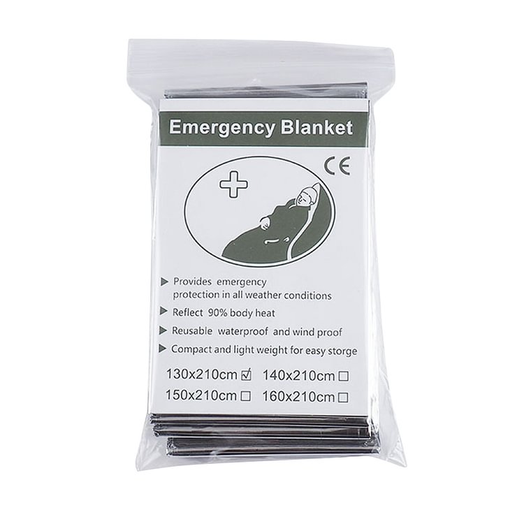 Outdoor Emergency Blanket Sun Protection Life-Saving Survival Warm Blankets