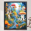 Mushroom Town-11CT Stamped Cross Stitch 65*80cm/25.59*31.5in (Big Size) tapestrymarket