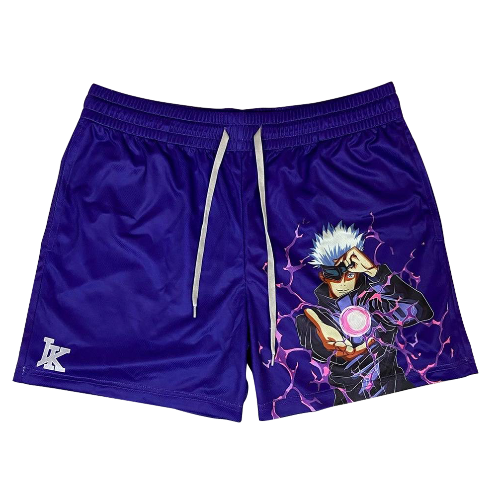 Gojo Satoru Shorts - Purple