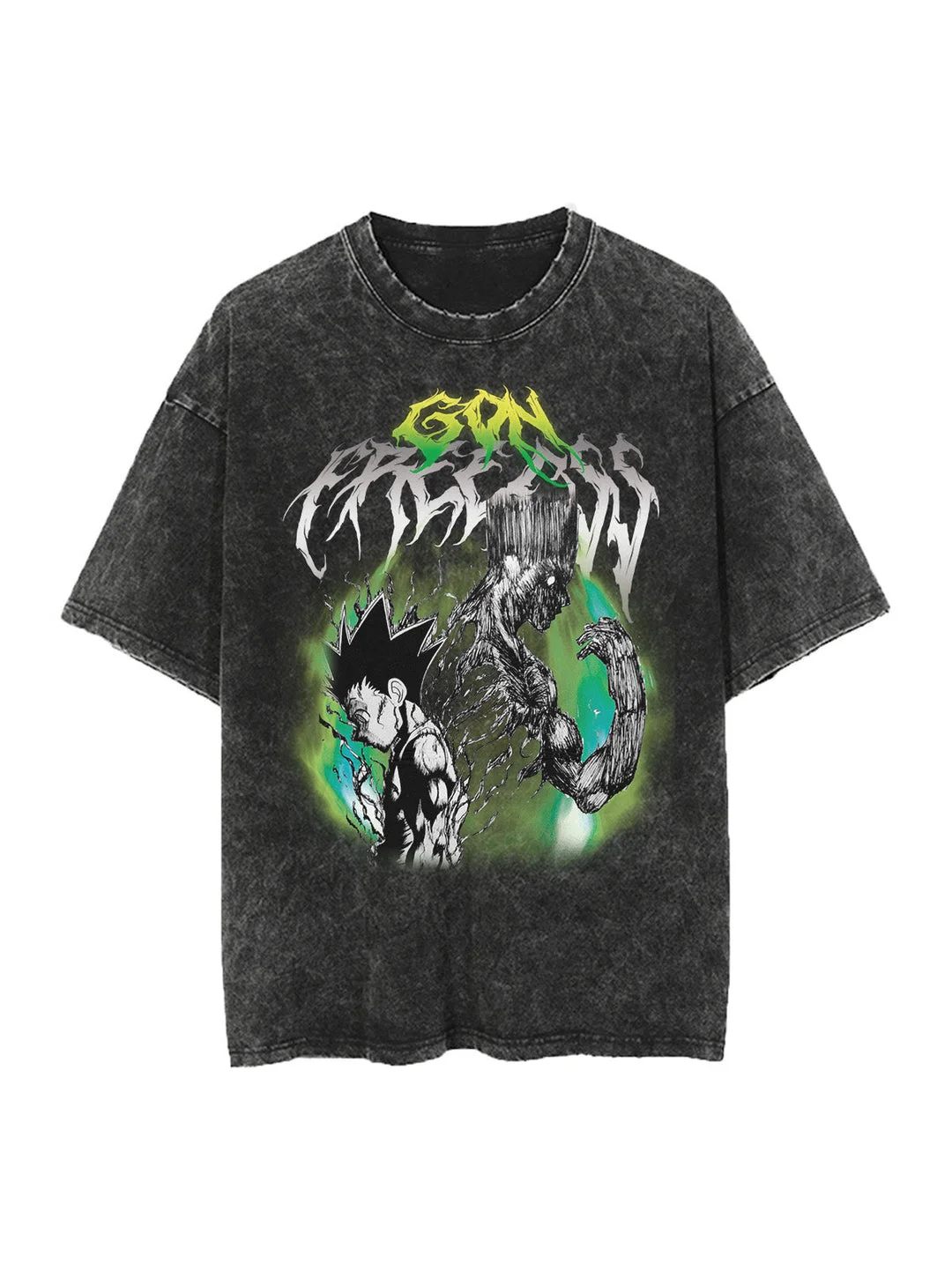 Gon Vintage Anime Oversize Washed T-Shirt