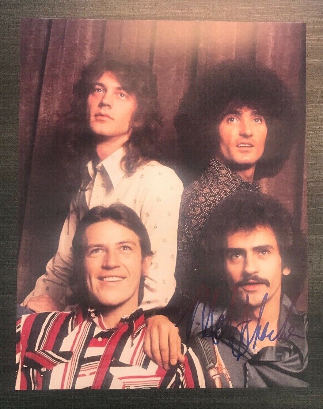 * MEL SCHACHER * signed 11x14 Photo Poster painting * GRAND FUNK RAILROAD * PROOF * 6