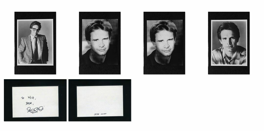 Peter Scolari - Signed Autograph and Headshot Photo Poster painting set - Bosom Buddies