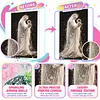 Soft Light Holy Mother Special Shaped 5D DIY Partial Drill Diamond Painting Kits for Adults Beginners Home Decor Diamonds Dots Gem Art Kits Large Size 15.75x27.56inch