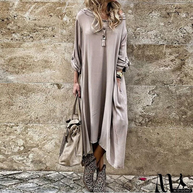 MidiSono - Casual and Comfortable winter Dress