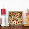 Christmas Deer - Diamond Painting - Partial Special Shaped Drill(Canvas|30*30cm)
