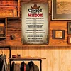 Cowboy Words Of Wisdom - Vintage Metal Signs - 20*30cm/30*40cm - Western&Warning