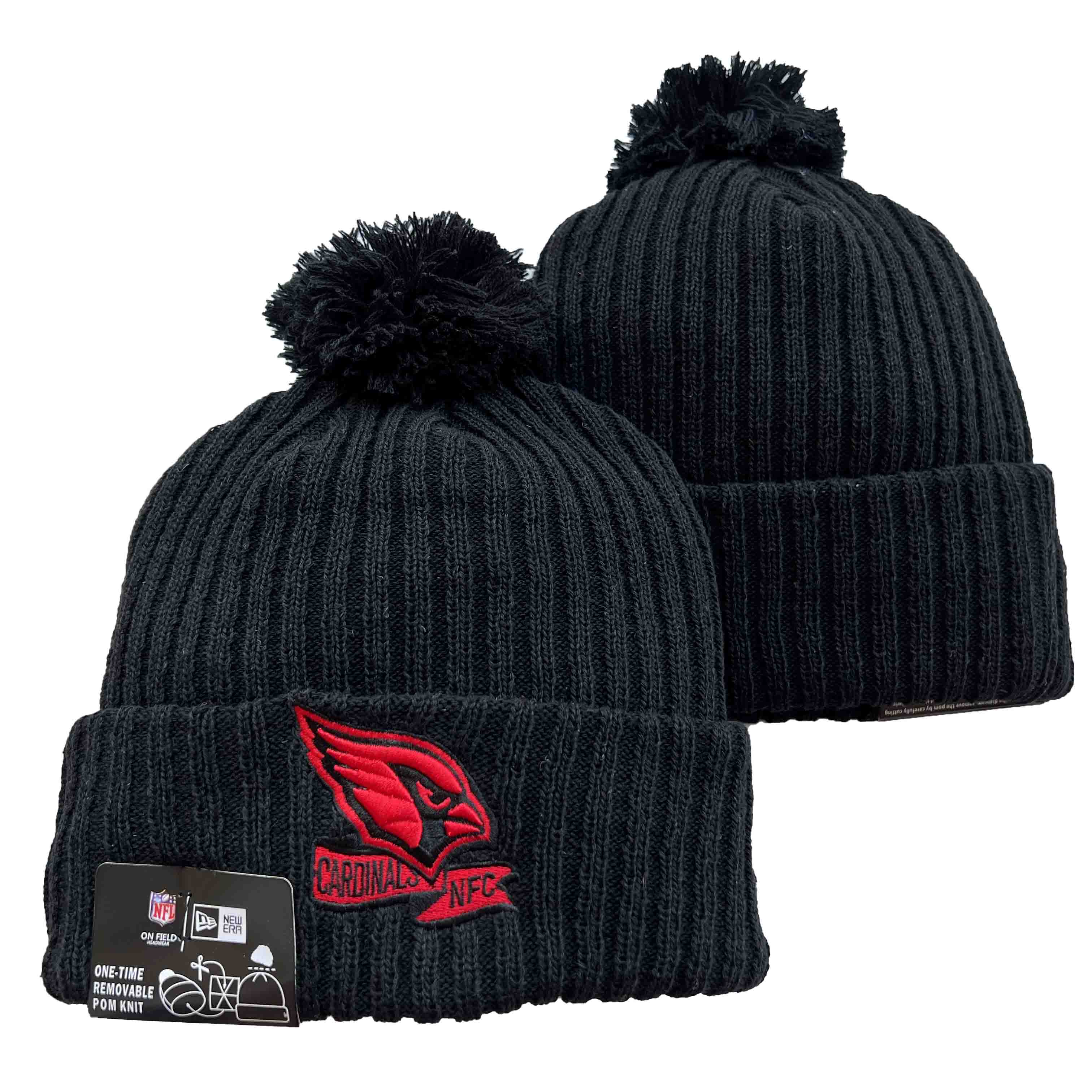 New Era Cardinal Arizona Cardinals Cuffed Knit Hat with Pom mysite