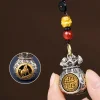 Zodiac Lucky Bag Keychain Pendant Snake Year of the Zodiac Year Amulet Gift