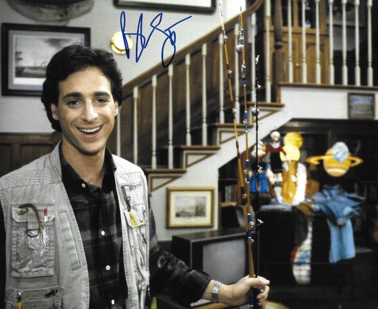 * BOB SAGET * signed 8x10 Photo Poster painting * FULL HOUSE * DANNY TANNER * PROOF * 2