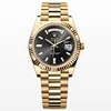 Rolex Day-Date m228238-0004 Yellow gold with Black diamond-set Dial President bracelet (40mm) Super Clone