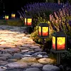 2 Pack Solar Lanterns Outdoor Waterproof Vintage Long Lasting Hangings Lamp 14x4inch Garden Yard Patio Deck Lighting for Outdoor Decor