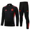 25/26 Bayern Munich black Half-Zip Training Jacket Set