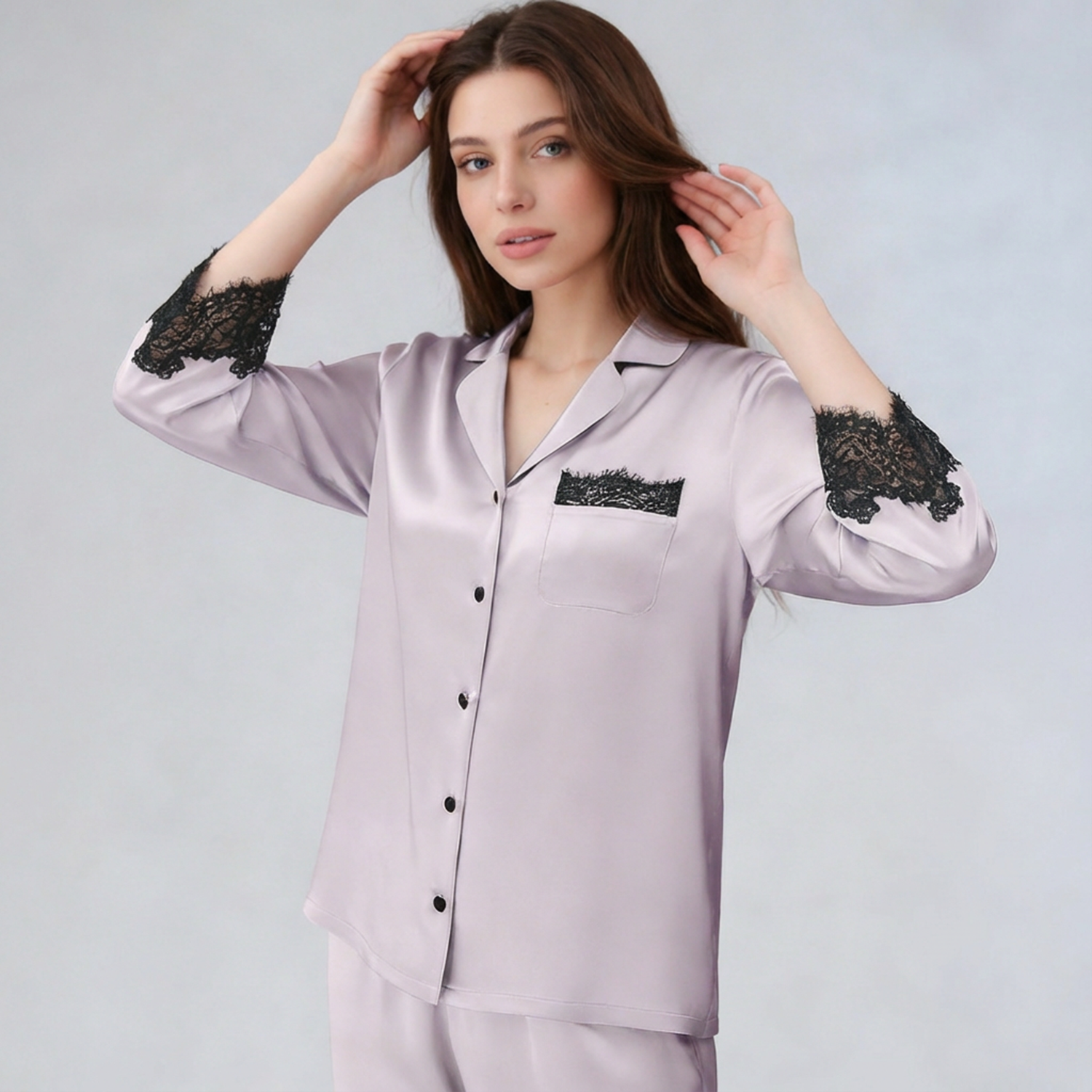 Elegant Women's Silk Pajama Set REAL SILK LIFE