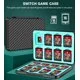DinoFire Switch Game Case Holder Compatible with Nintendo Switch Game, Switch Game Holder Storage Game Card, Switch Organizer 16 Black