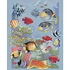 Tropical Fish-14CT Stamped Cross Stitch 36*44cm/14.17*17.32in tapestrymarket