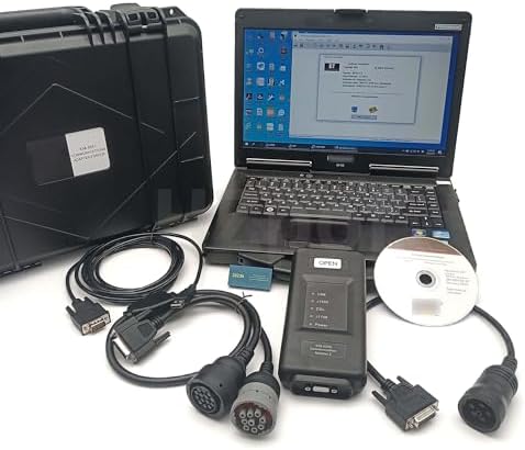 478-0235 538-5051 317-7485 ET4 Communication Adapter 2021B 2019C Heavy Duty Diagnostic Tool Tester for Caterpillar CAT Truck Excavator (ET4 2023A with Laptop)