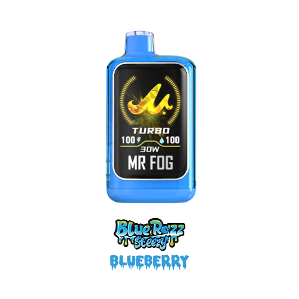 MR FOG NOVA BLUE RAZZ STEEZY BLUEBERRY