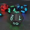 Light Up Dice,DND Dice Rechargeable with Charging Box,7 PCS LED Dice,Dungeons and Dragons Dice Polyhedral Dice Sets for Tabletop Games (Glowing dice)