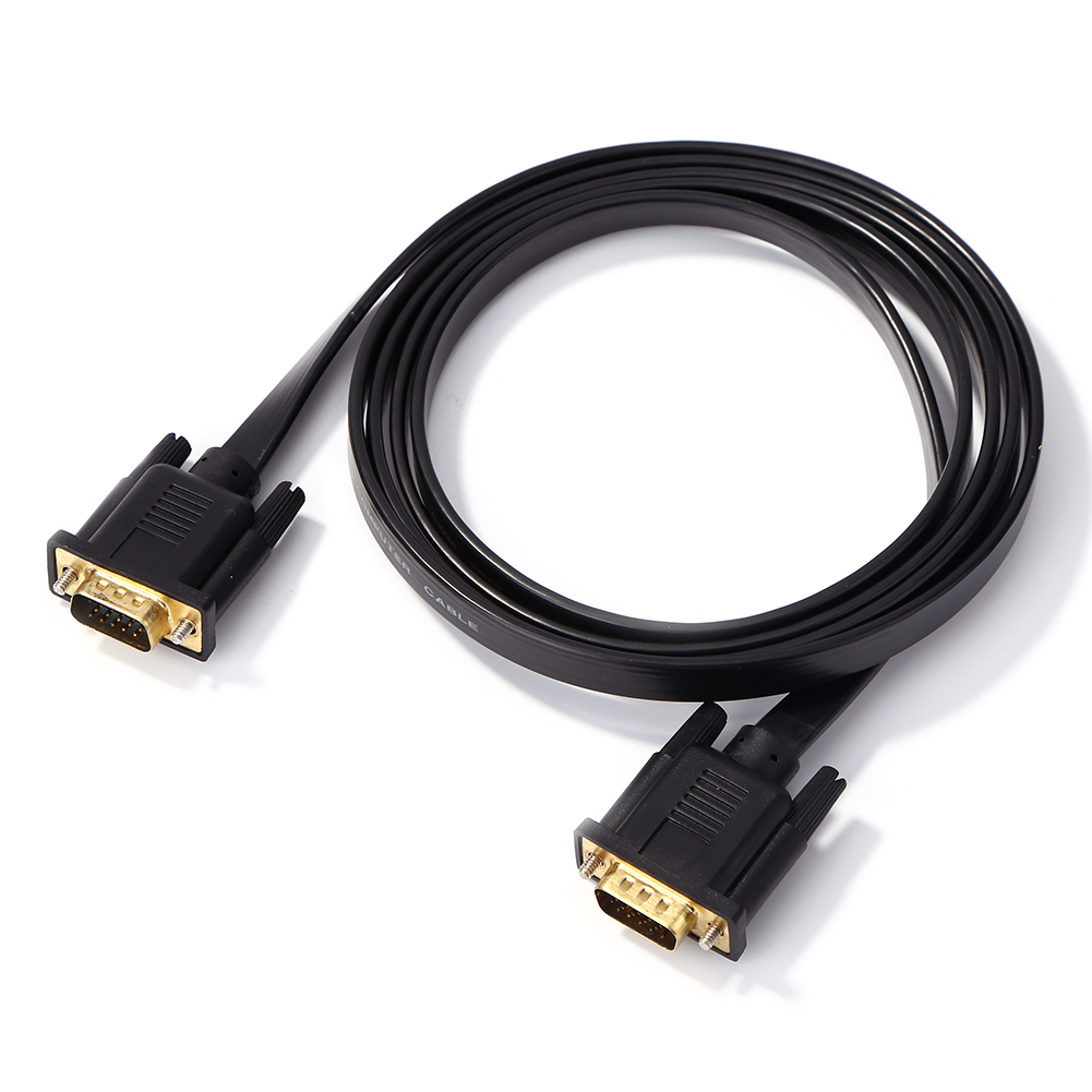 

1.8m VGA Cable VGA Male to VGA Male Cord for PC Monitor HDTV TV Projector, 501 Original