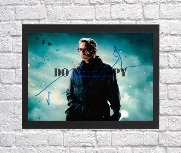 Jeremy Irons Autographed Signed Photo Poster painting Poster A4 8.3x11.7