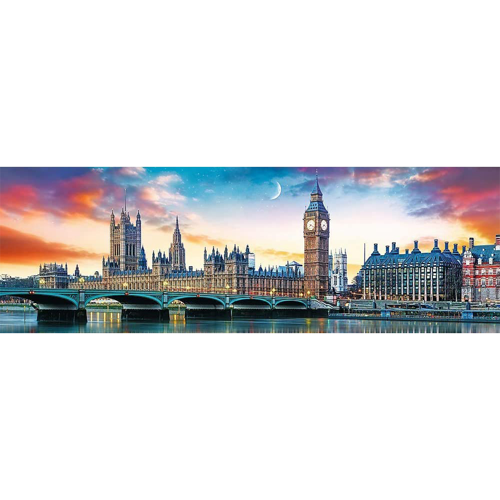 

London Street - Round Drill Diamond Painting - 90*30CM (Big Size), 501 Original