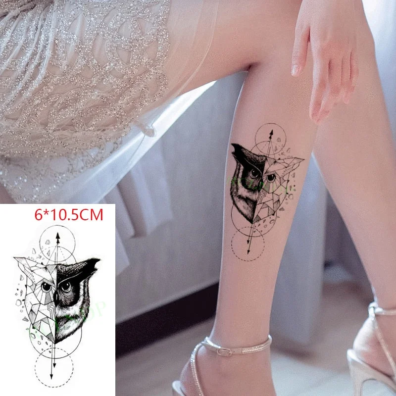 Waterproof Temporary Tattoo Sticker snake animal three colours fake tatto flash tatoo hand leg arm back for kid men women child