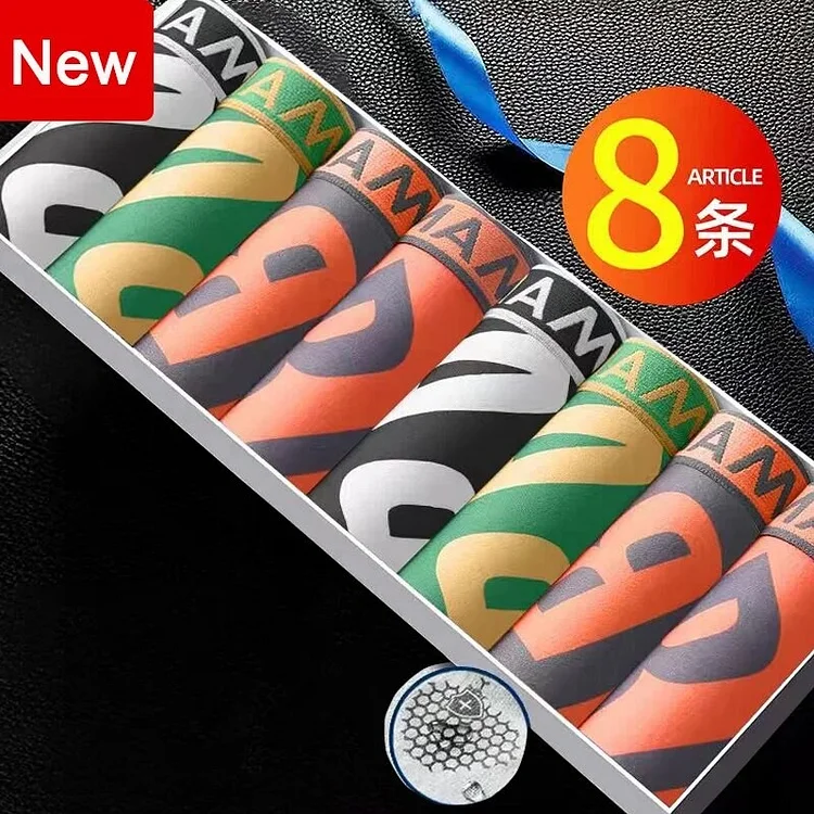 Wlkwo Wlkwo   2025 New Men Boxer Ice Silk Mens Panties Underwears Breathable Sexy Male Boxer Underpants Comfort Underwear Men's Boxers 5XL 6XL