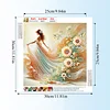 Diamond Painting-DIY Crystal Rhinestone Sunflower Dancing Girl(Box Packaging)