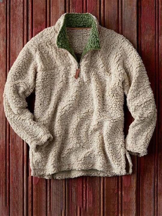 Casual Hit Color Sweatshirt