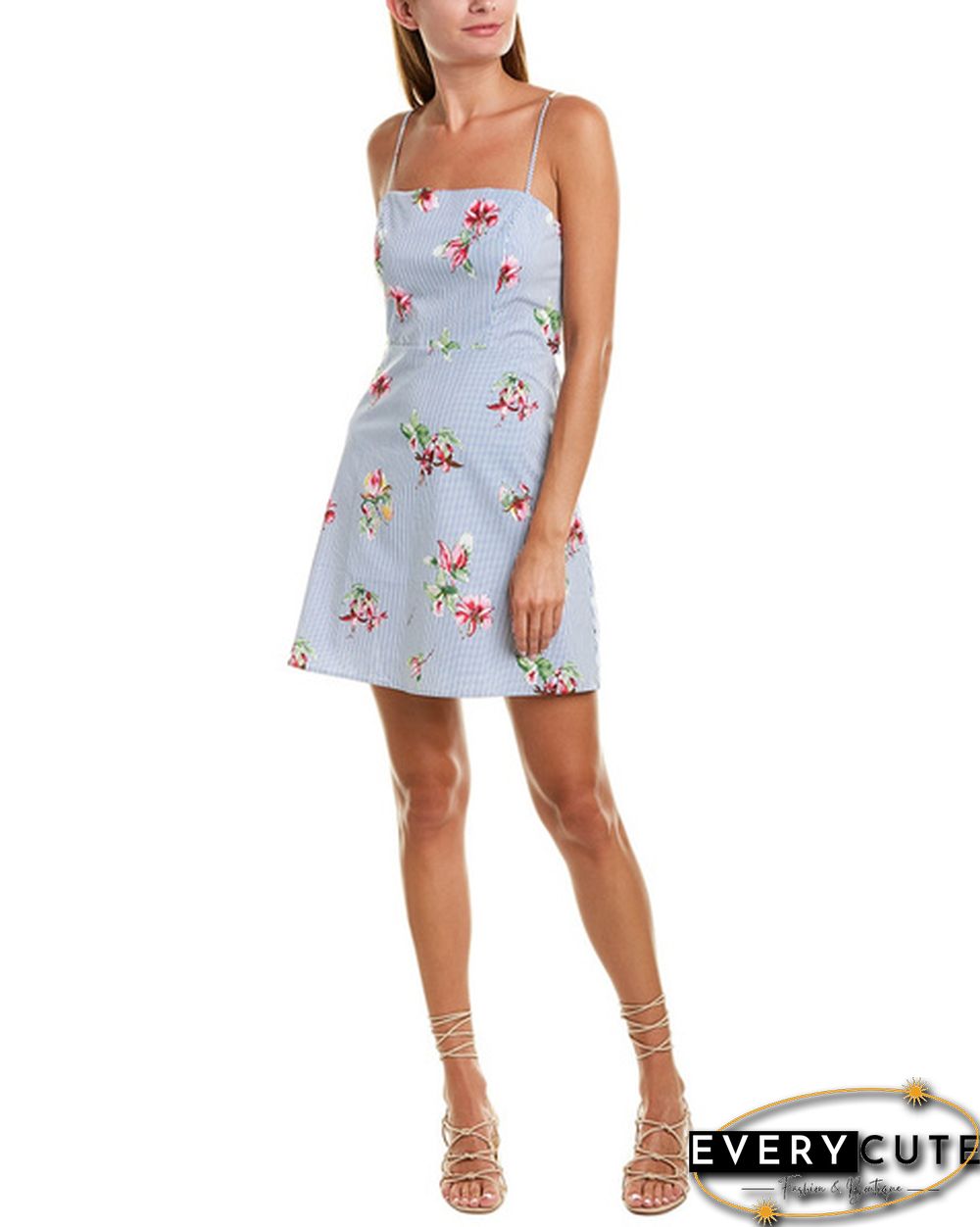 Lumiere Tie-Back Mini Dress