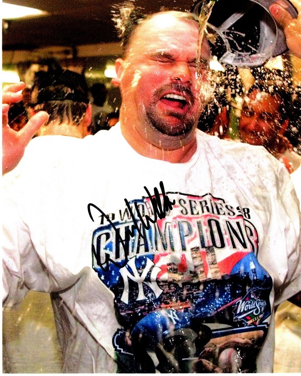 David Wells Signed - Autographed New York Yankees 8x10 inch Photo Poster painting + RDM COA