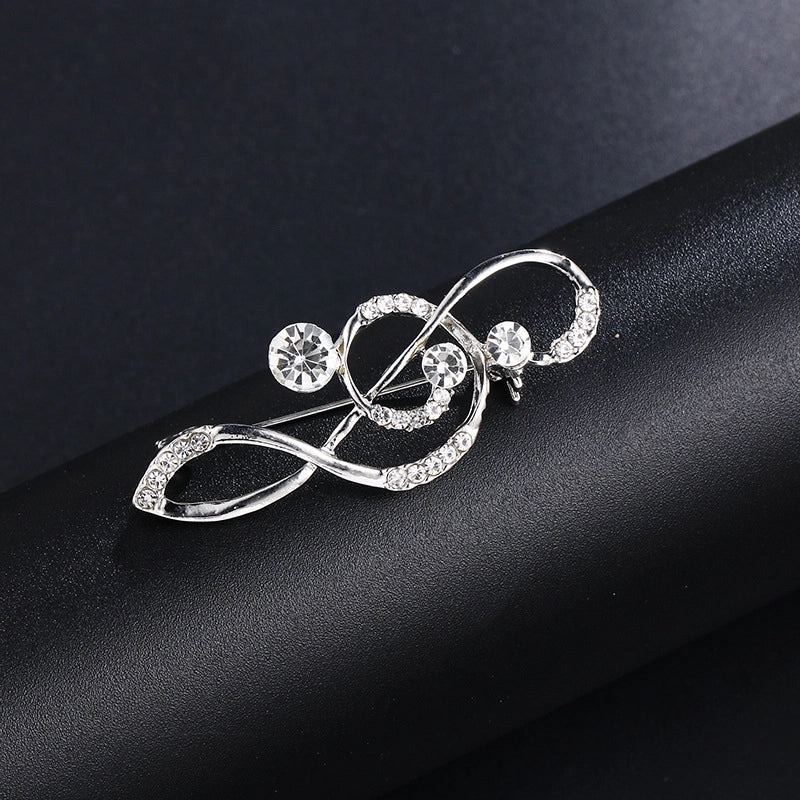 Elegant Pin Leaf Flower Butterfly Alloy Plating Inlay Rhinestones Pearl Women’S Brooches