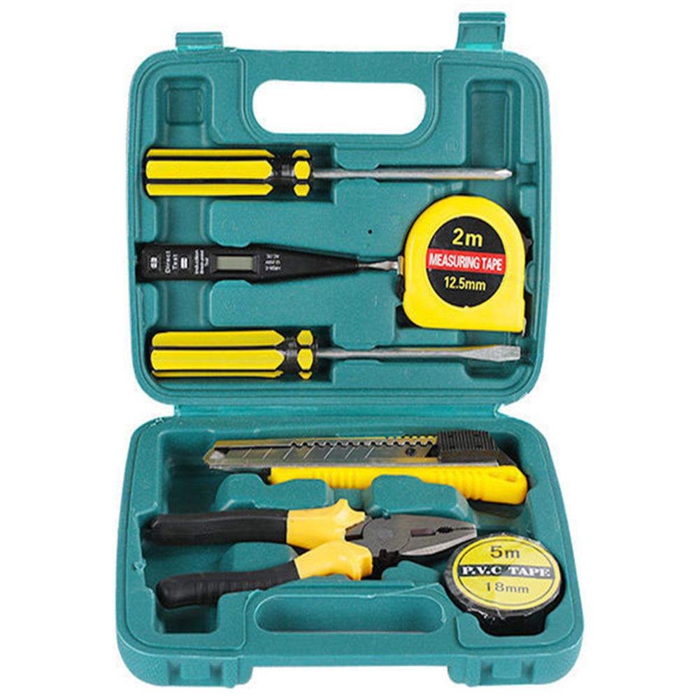 

8pcs Manual Hardware Tool Kit Screwdriver Wire Pliers Toolbox w/Digital Pen, 501 Original