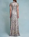Heavily Beaded Evening Gown